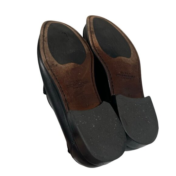 Bruno Magli Bigolo Black Leather Loafer Shoes Men's Size 9.5 Made in Italy - Picture 10 of 13